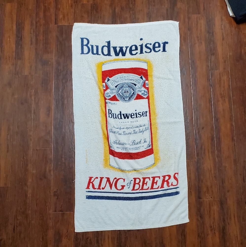 Budweiser King of Beer Vintage Towel